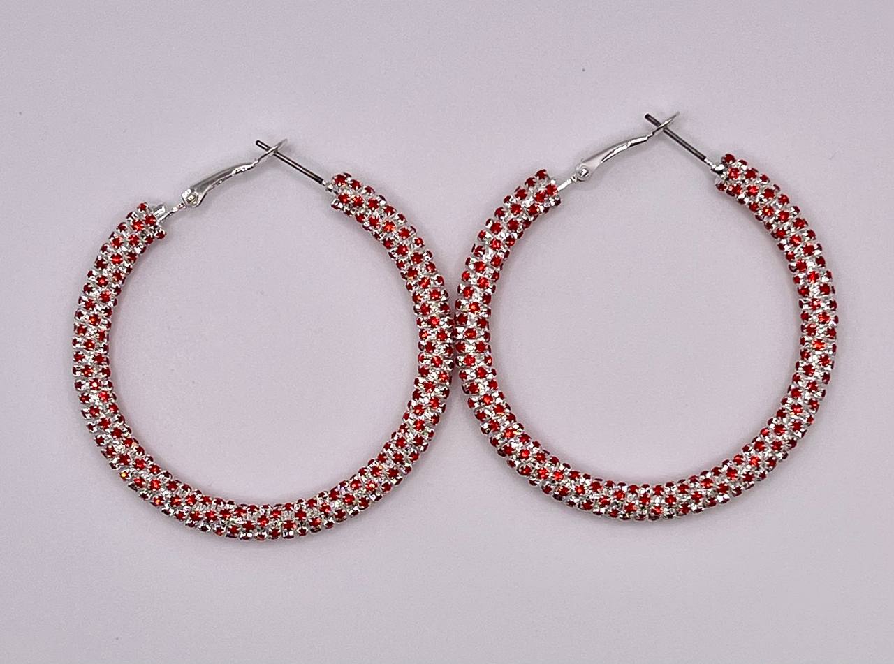 Shimmer Hoop Earrings