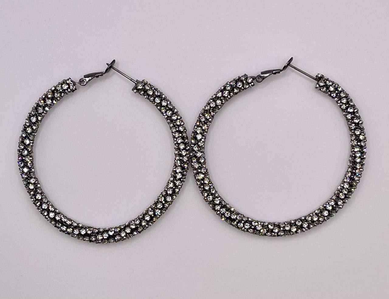 Shimmer Hoop Earrings