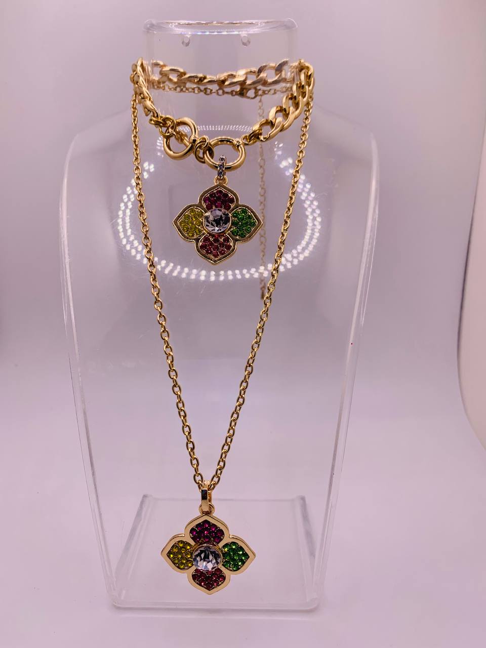 Gold Clover Love Jewelry Set