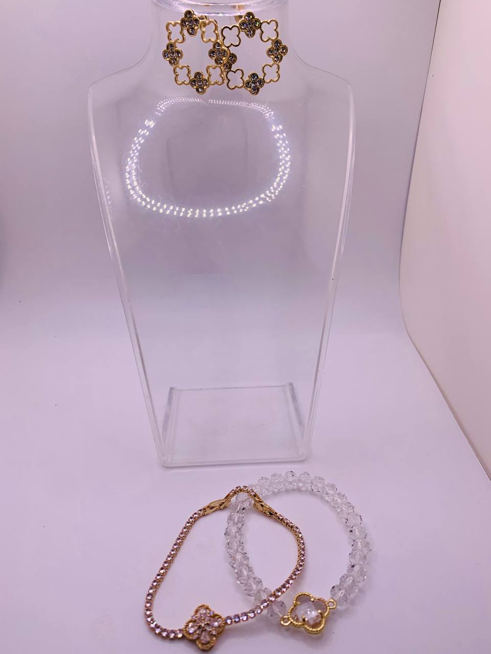 4 Leaf Clover Jewelry Set