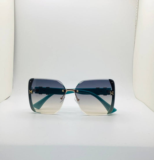 H Love Turquoise Sunglasses