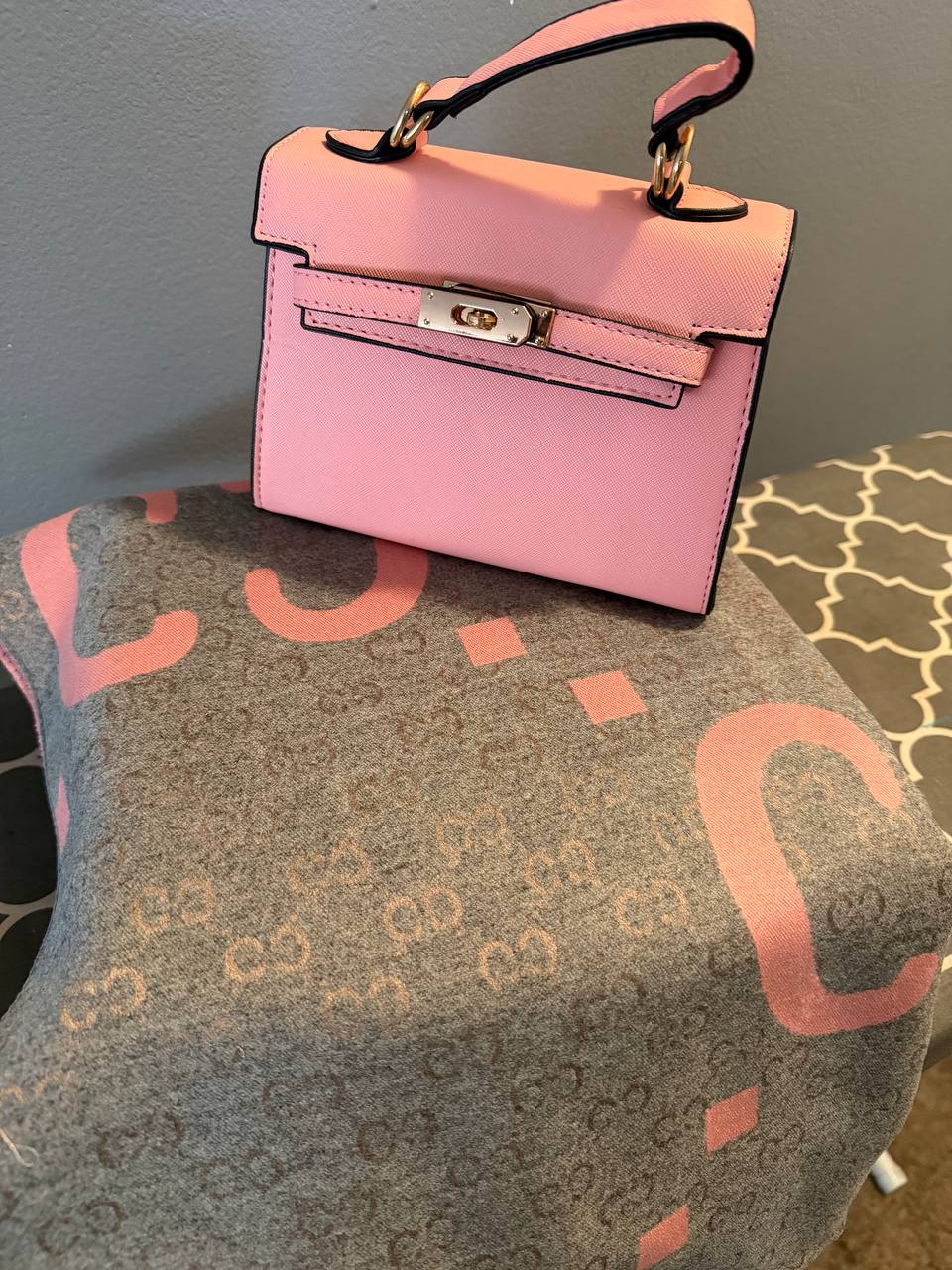 Pink Purse Set